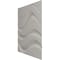 Ekena Millwork 19 5/8in. W x 19 5/8in. H Wave EnduraWall Decorative 3D Wall Panel Covers 2.67 Sq. Ft. WP20X20WVFSM - alternate 6